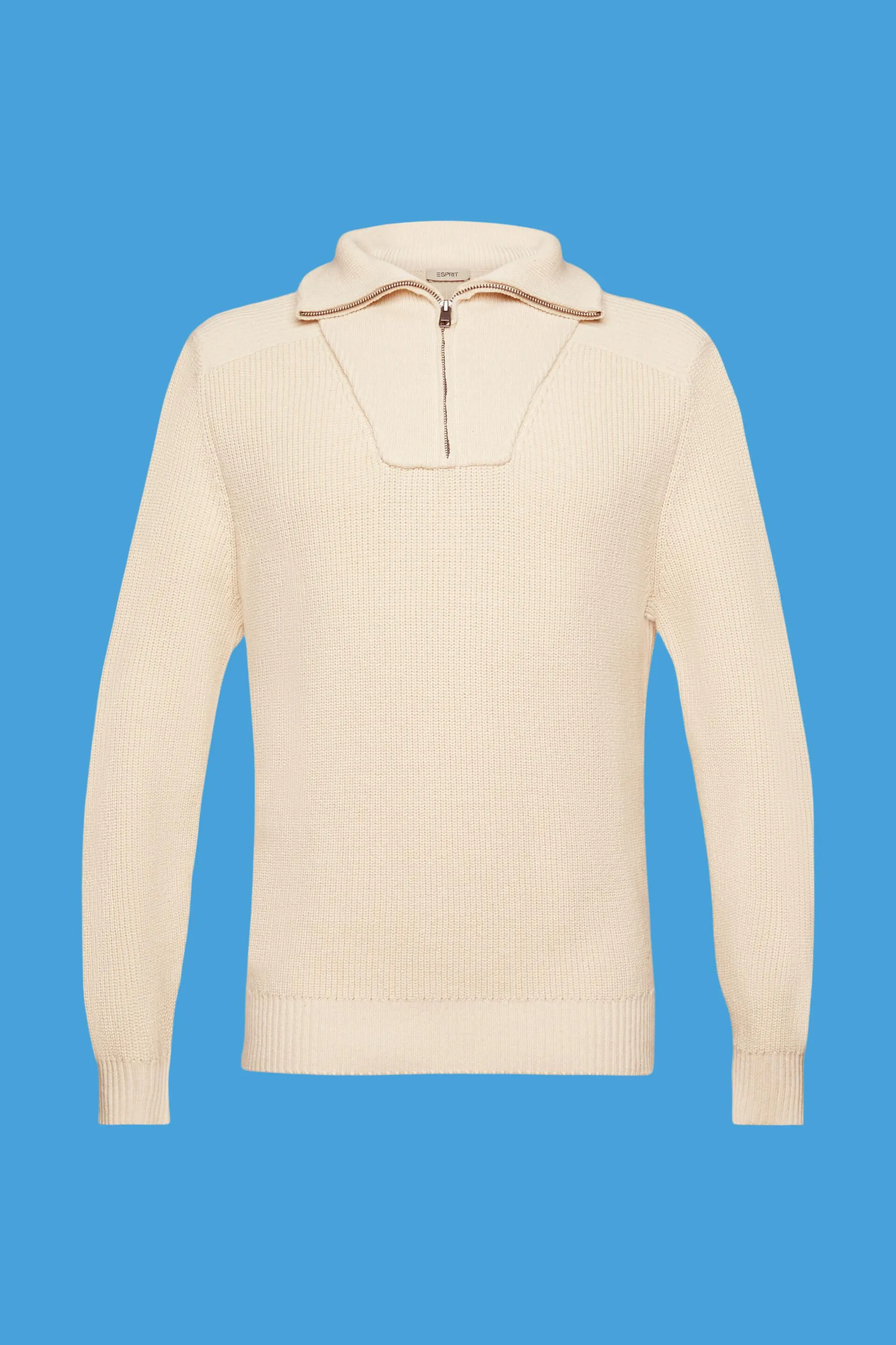 Pullover con zip di media lunghezza